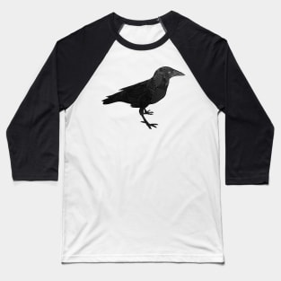Swirly Raven Baseball T-Shirt